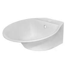 РАКОВИНА НАКЛАДНАЯ FANCY MARBLE NILA 420, БЕЛАЯ